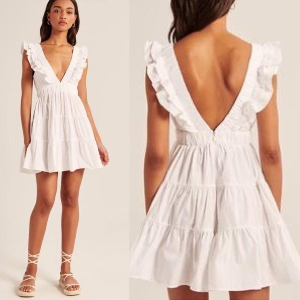 Abercrombie & Fitch White Dress